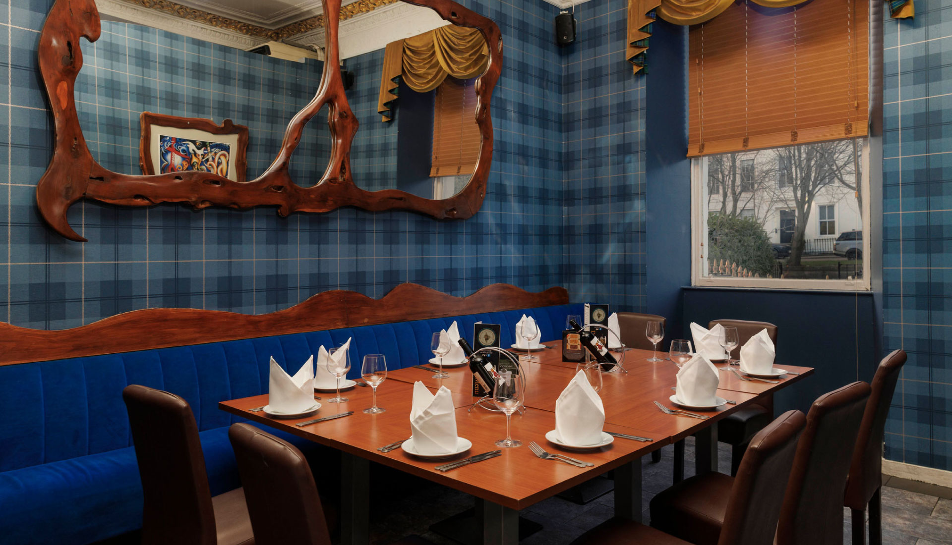 Private dining room at Mister Singh's India